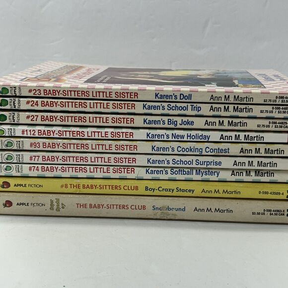 VTG Lot The Baby-Sitters Club Paperback Books 7, 8, 23, 24, 27, 74, 77, 93, 112 - Picture 11 of 11